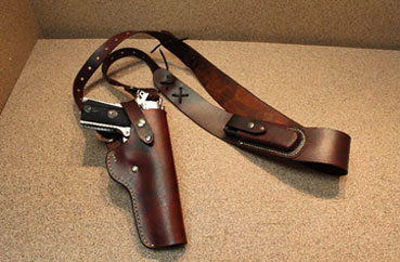 Shoulder Sling Holsters with Single Magazine Carrier