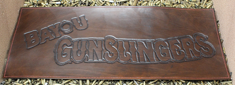 Leather Gun Cleaning Mat (14″x35″)