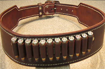 Cartridge Belt With Buckle (12 Cartridge Loops) (2 1/2″-3″) Single Layer